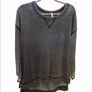 Z supply tunic with side slits